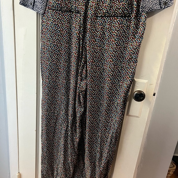 NWOT  Anthropologie Christine Silken Satin Jumpsuit US 14 - Picture 7 of 15